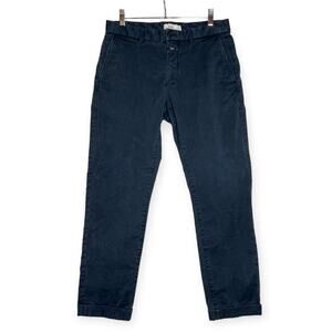 Closed Clifton Slim Chino Pants SIZE 31x28 Dark Navy Blue Soft Cotton Trousers